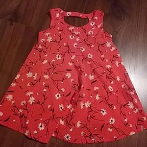 Old Navy Red Orange Toddler Dress